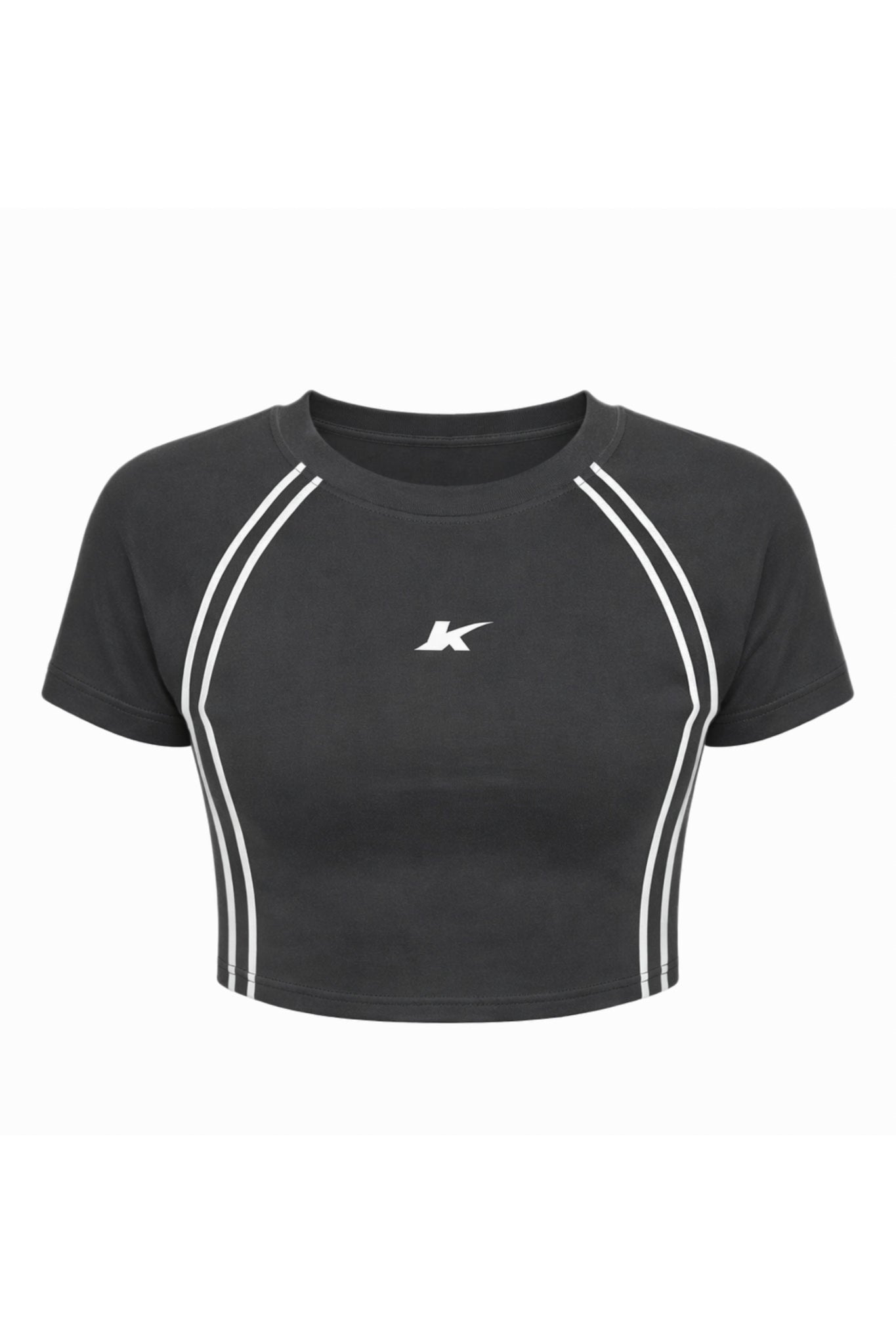 Sporty spice grey fitted top