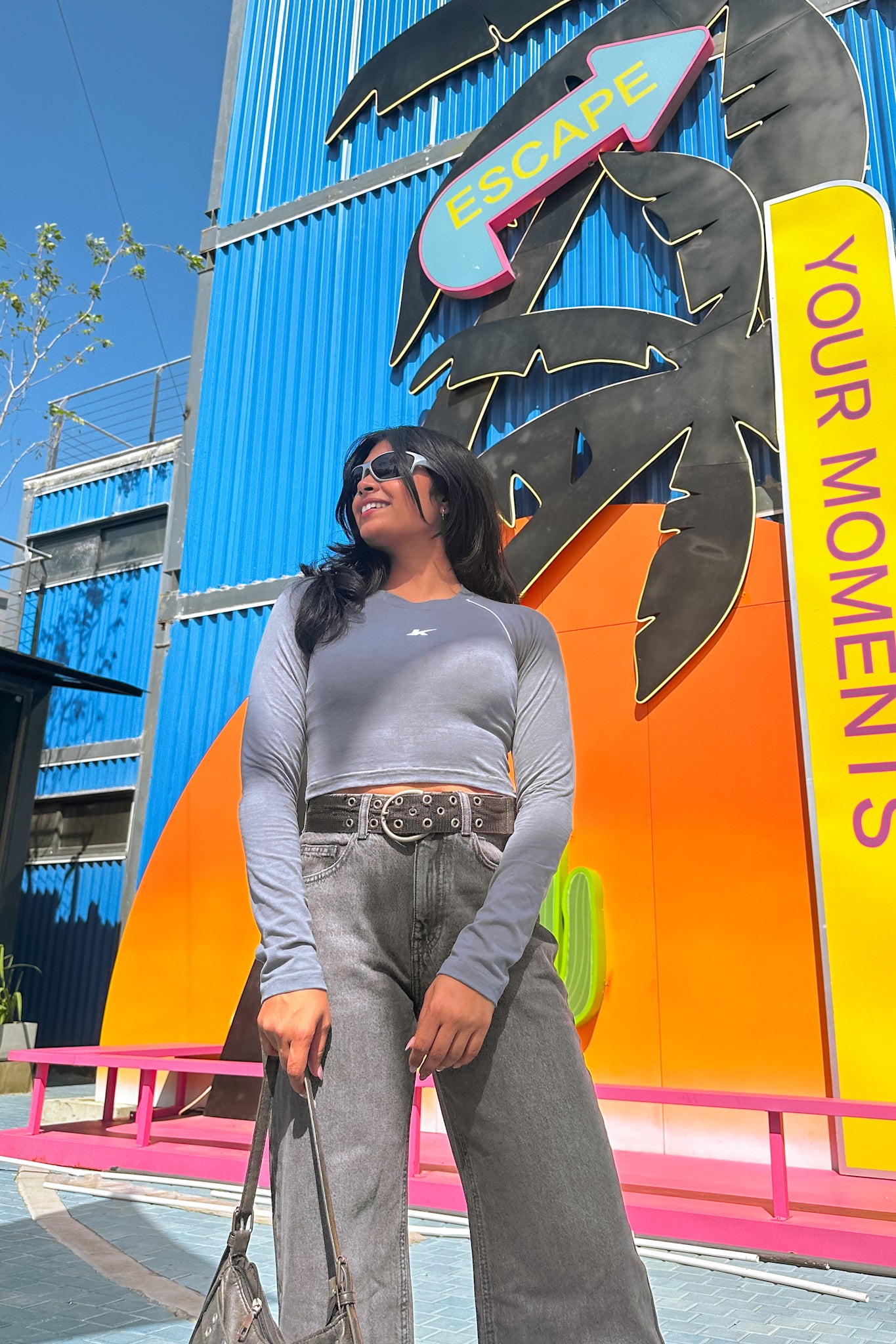 Cool girl fitted top