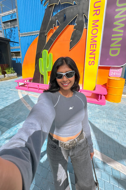 Cool girl fitted top