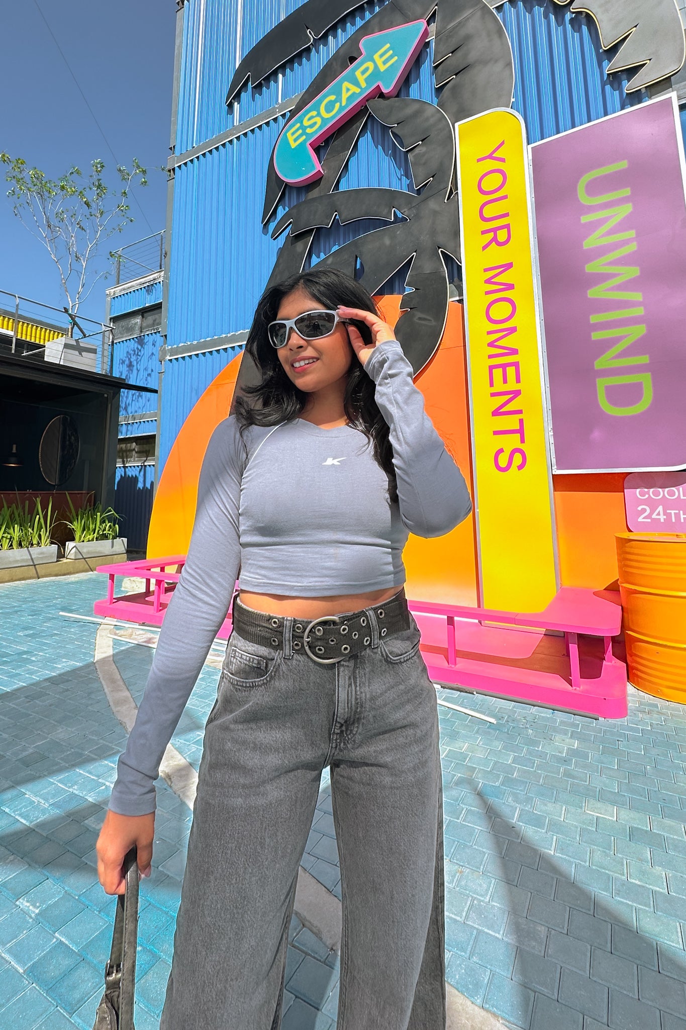 Cool girl fitted top