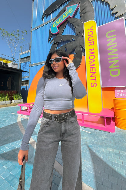 Cool girl fitted top