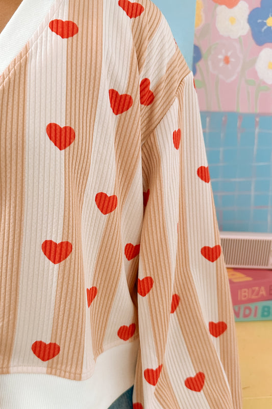 Blush Heart Cardigan