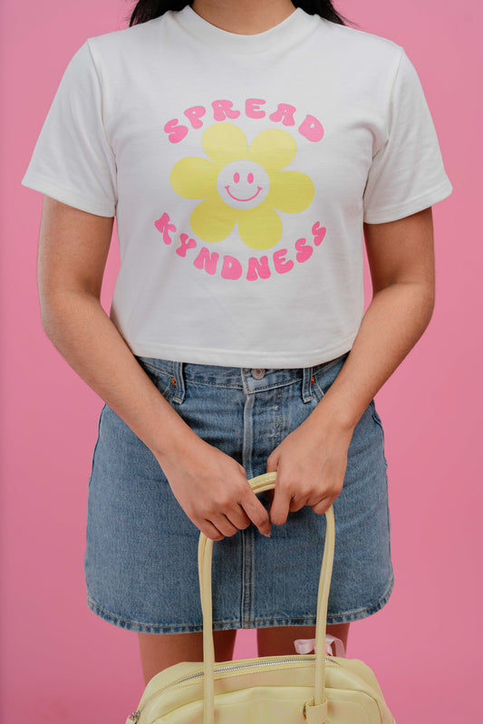 Blush & Bloom Crop Tee