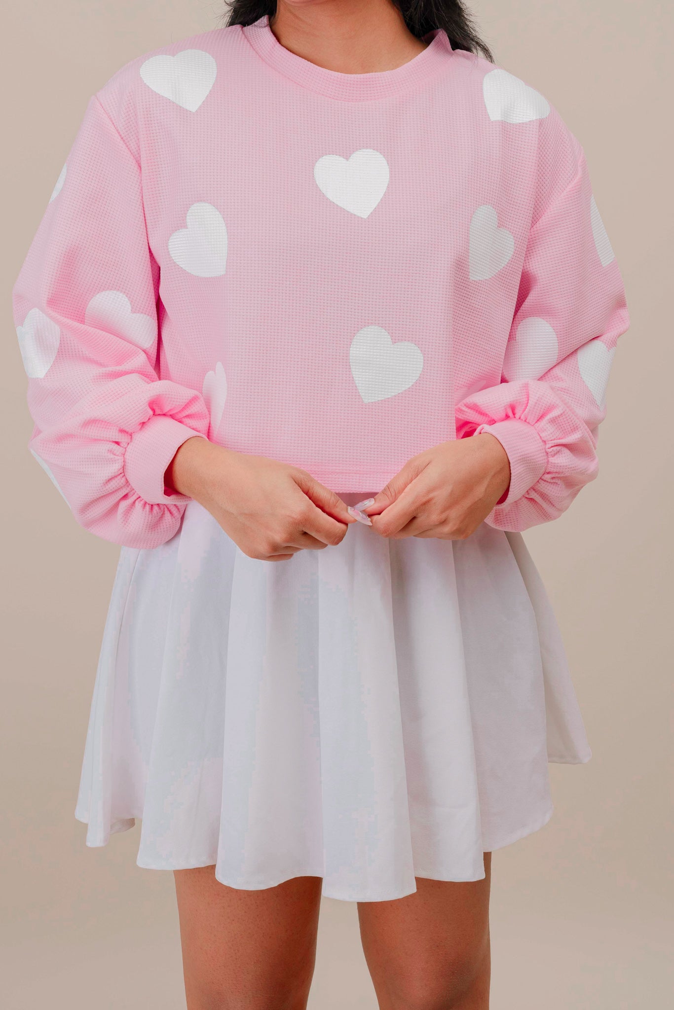 Pink Crush Balloon Sleeve Pullover