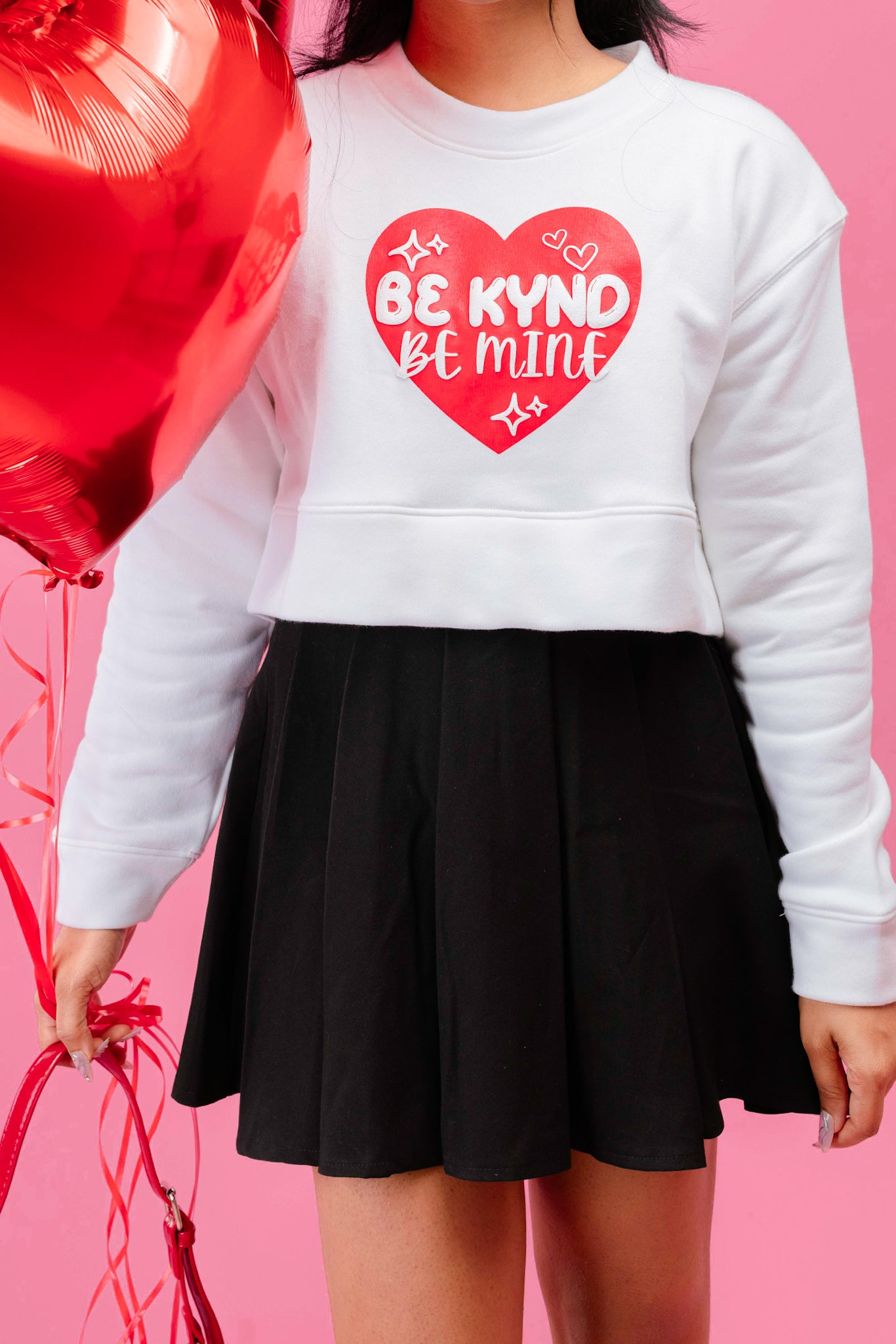 Be Mine Crop Pullover