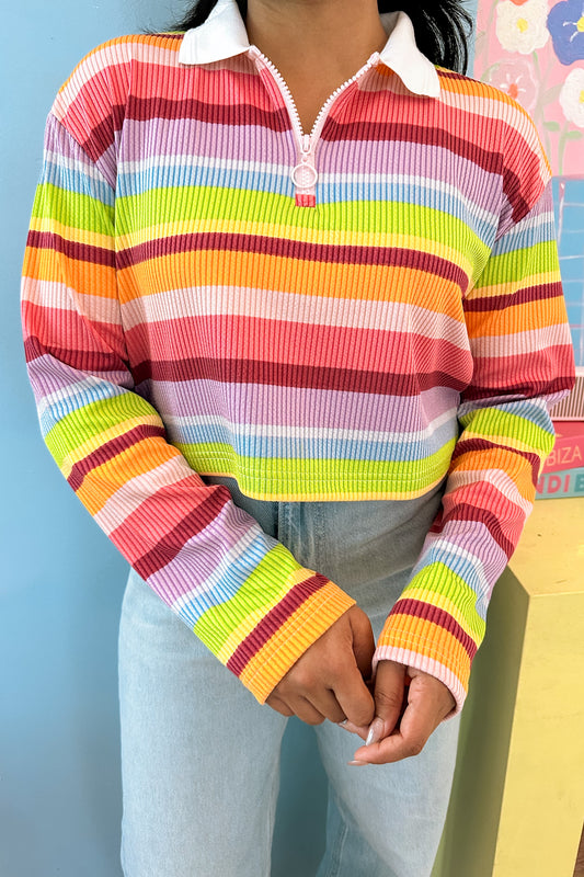 Rainbow Whimsy Pullover