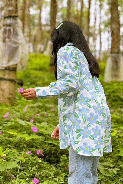 Bluebell Bloom Oversize Shirt
