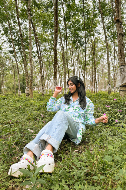Bluebell Bloom Oversize Shirt