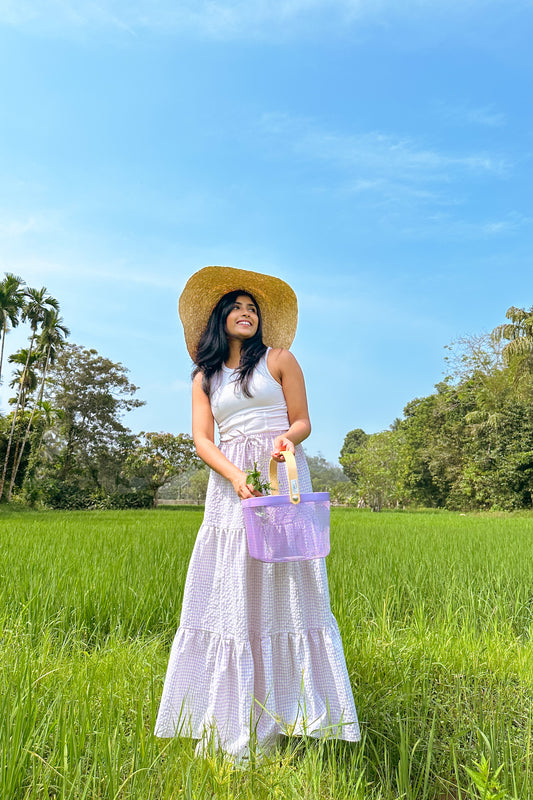 Lavender Fields Maxi Skirt