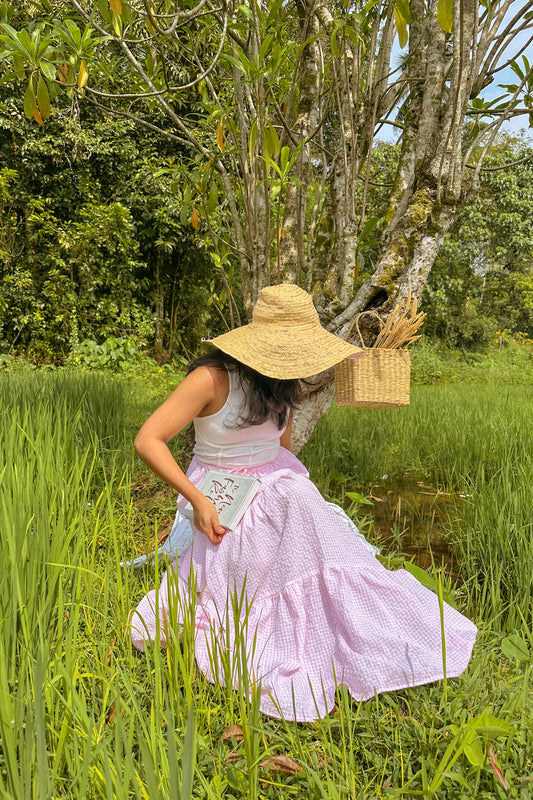 Soft Pink Sway Maxi Skirt