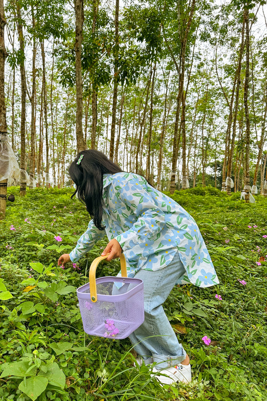 Bluebell Bloom Oversize Shirt