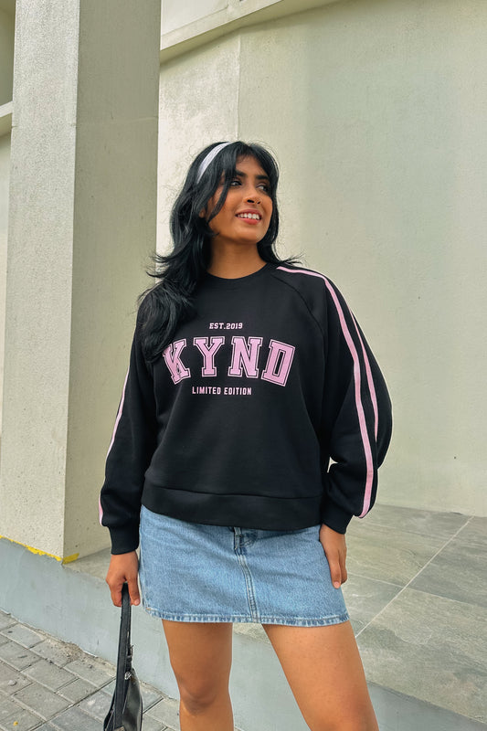 Kynd Classic Jet Black Sweatshirt