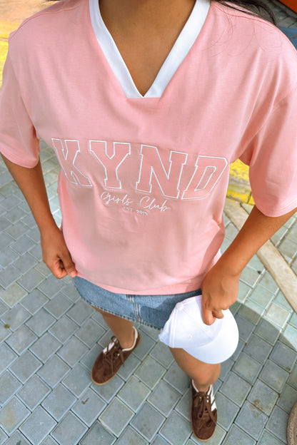 Girls Club Varsity Oversized Tee