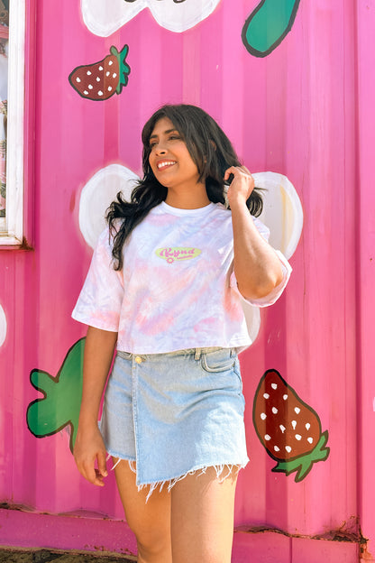Sugar Cloud Crop Tee