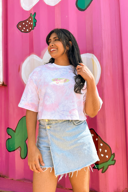 Sugar Cloud Crop Tee