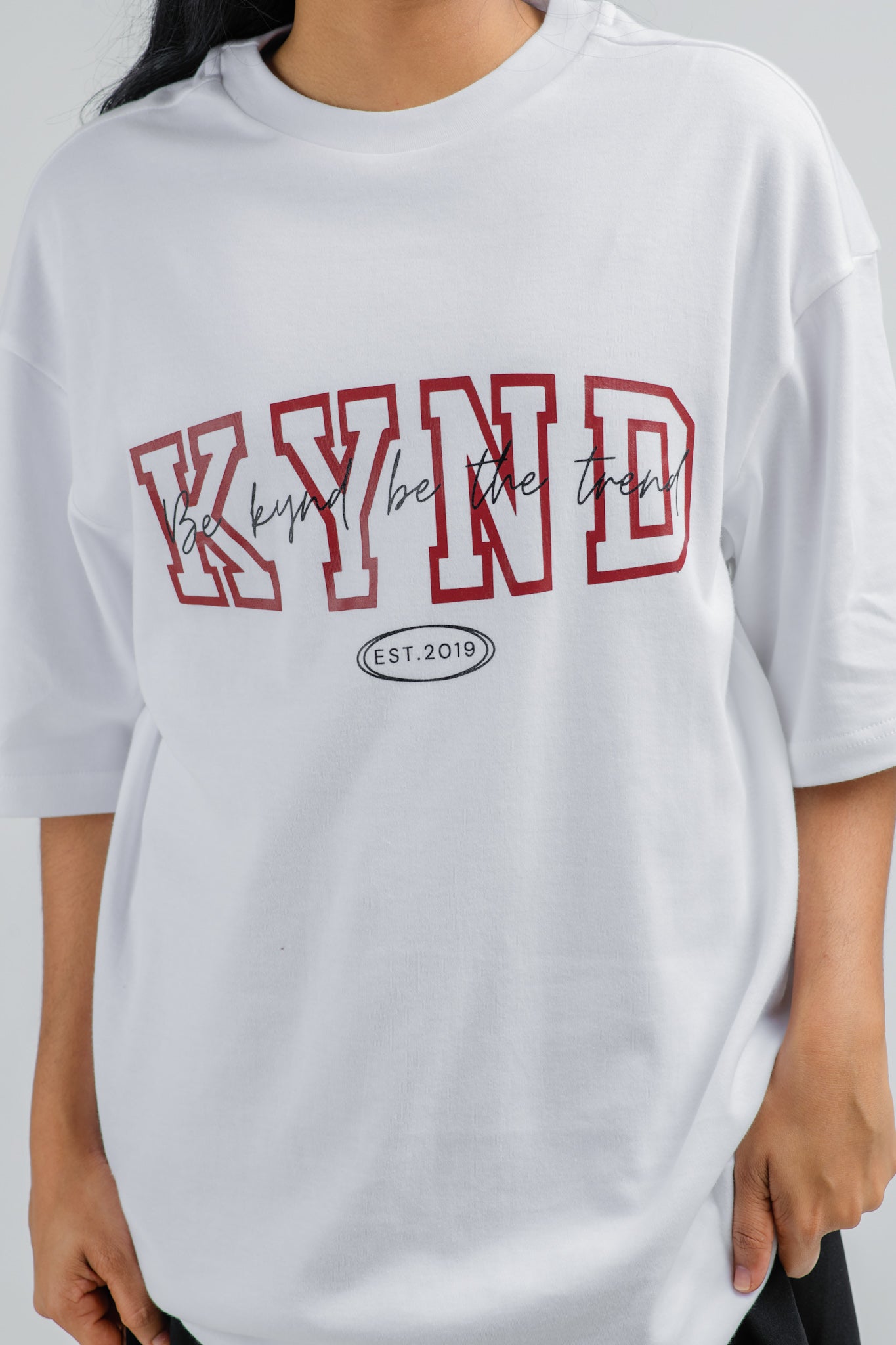 Kynd Vintage Varsity Oversize Unisex T Shirt