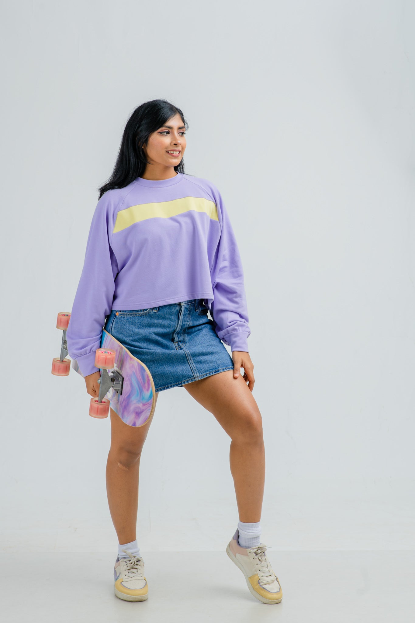 Purple Streak Pullover