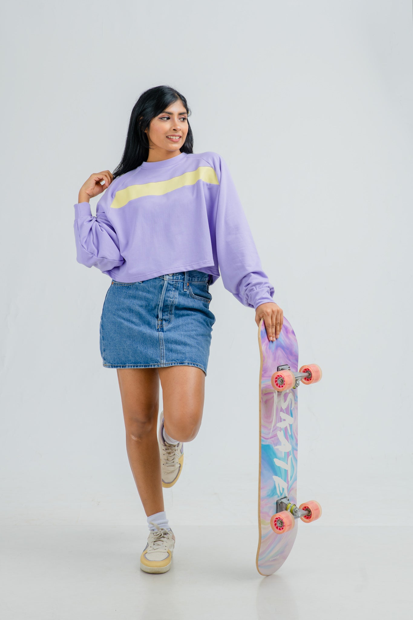 Purple Streak Pullover