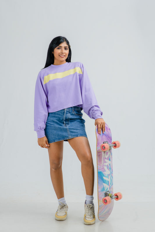 Purple Streak Pullover