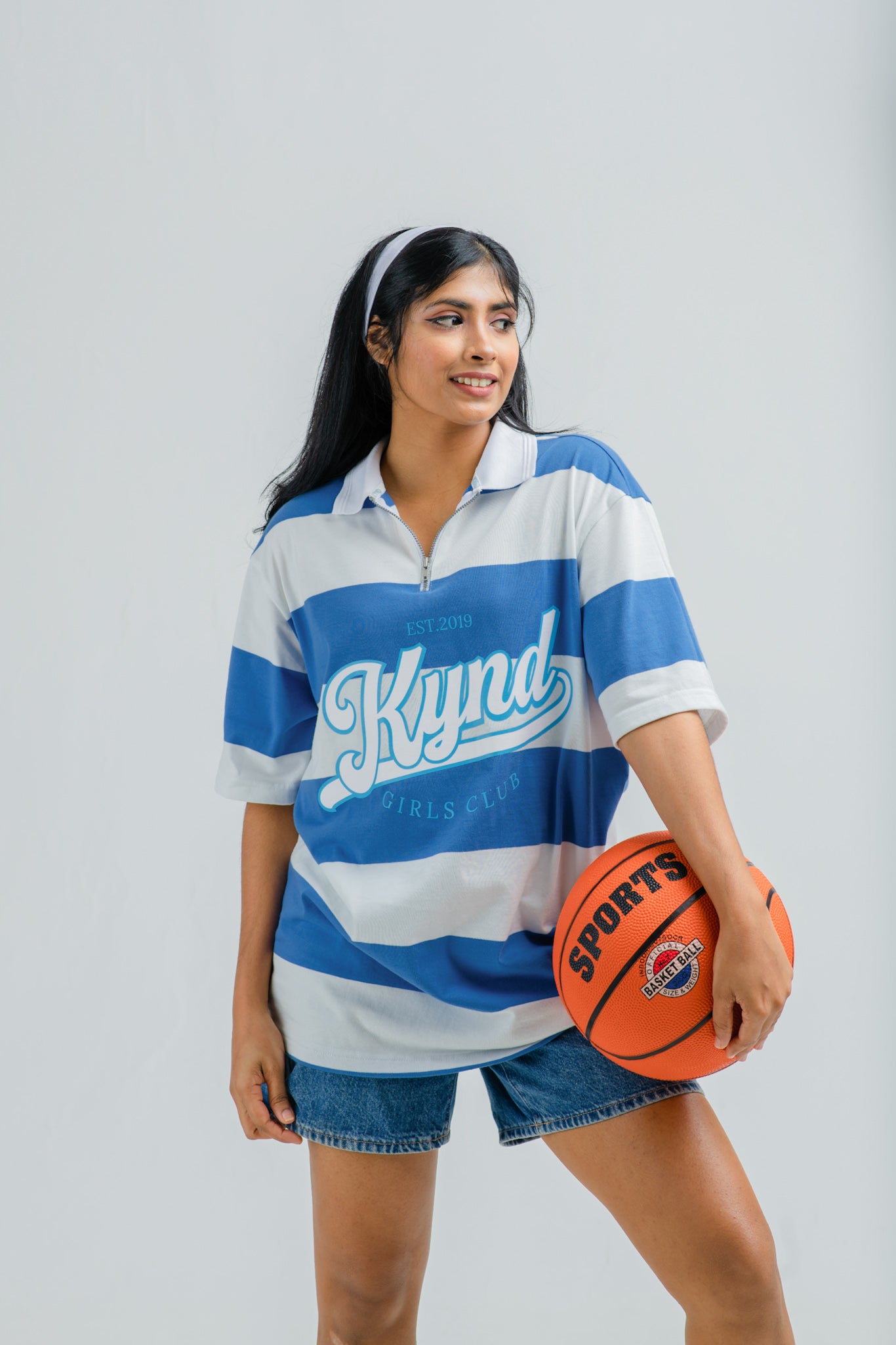 Game Day Stripes Oversize T Shirt