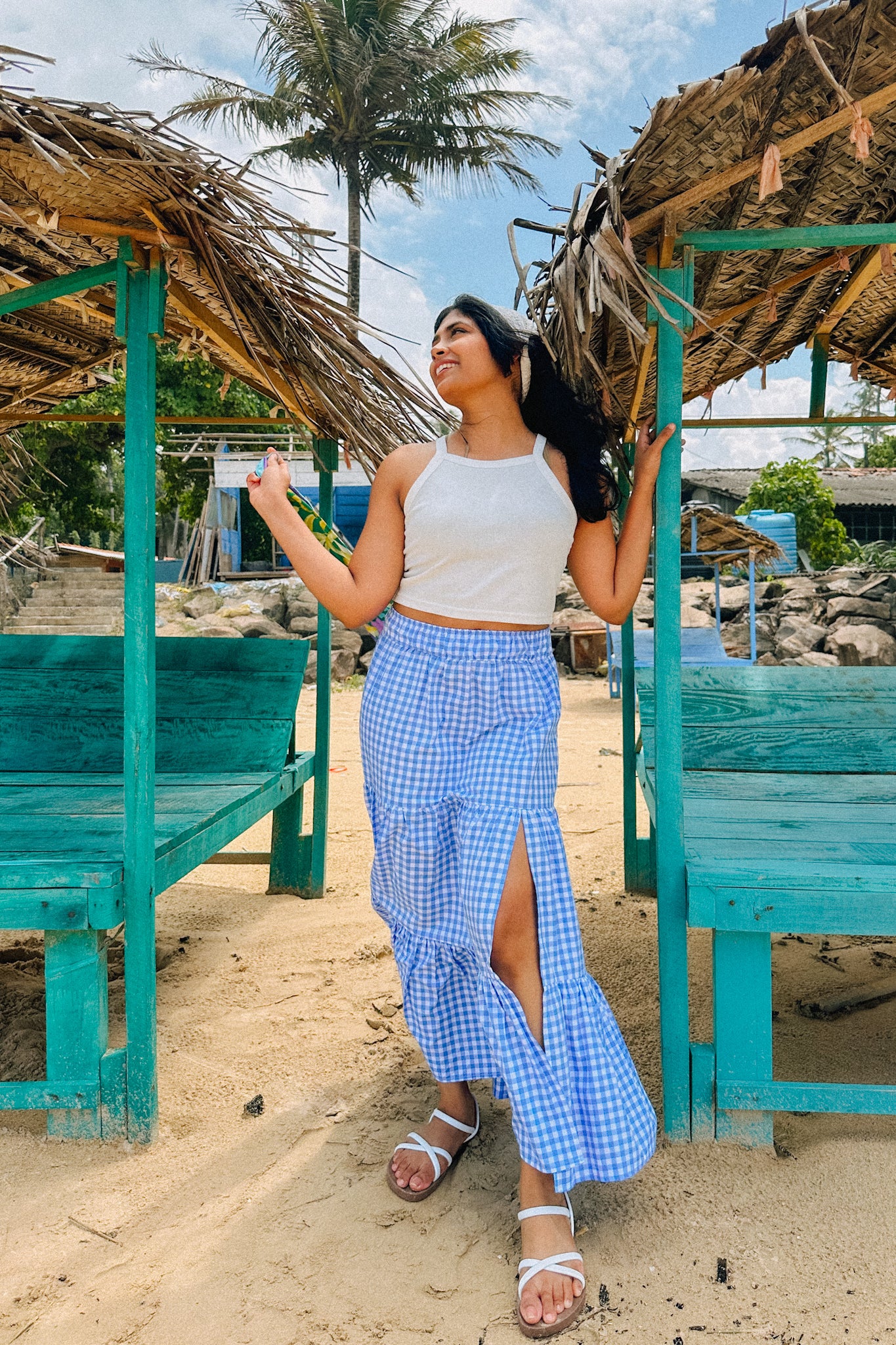 Santorini Tiered Skirt