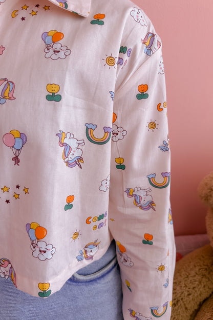 Sweet Daydream Crop Shirt