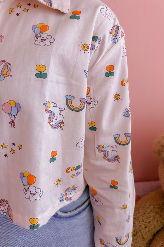Sweet Daydream Crop Shirt